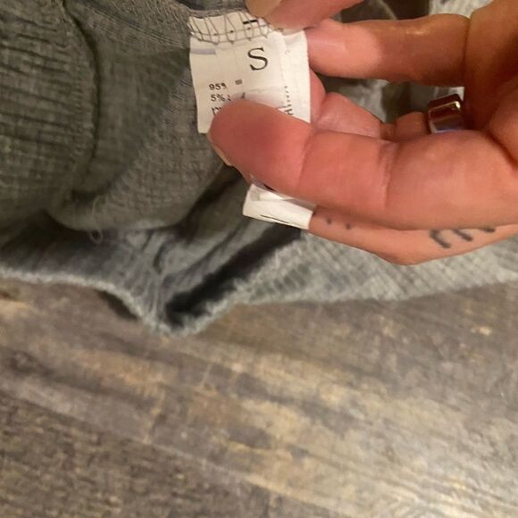 [sheIN] gray ribbed leggings EUC co-ord lounge set #5 - Picture 3 of 5